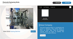 Desktop Screenshot of chamundaengineering.com