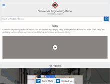 Tablet Screenshot of chamundaengineering.com